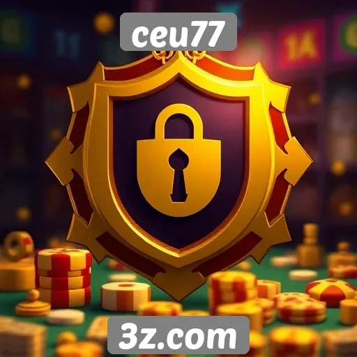 Características de segurança no site de jogos ceu77